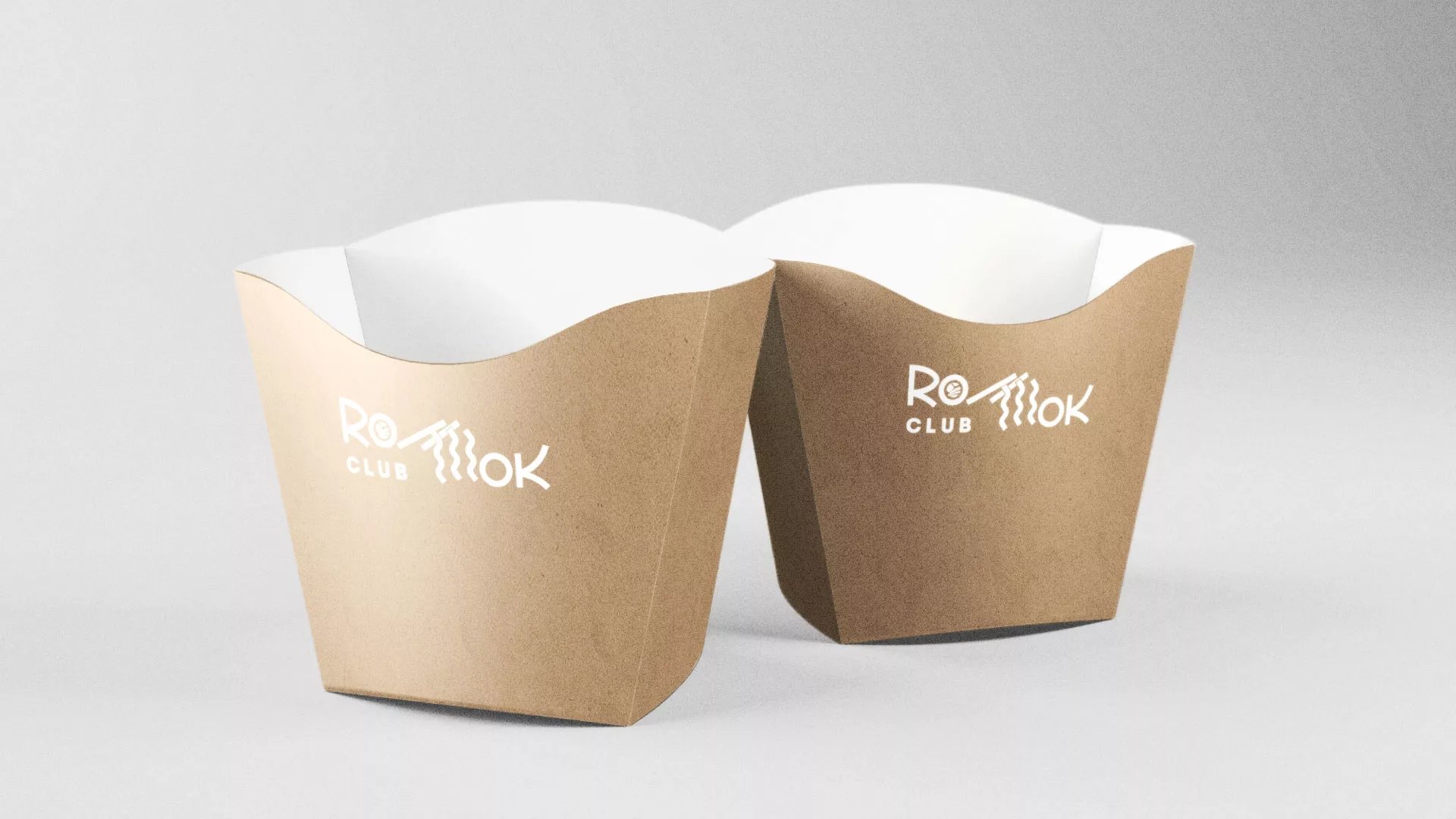 Создание логотипа суши-бара «Roll Wok Club» в Воркуте