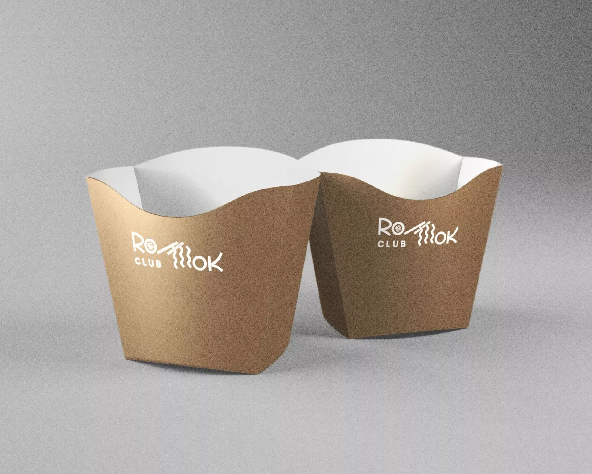 Создание дизайна упаковки суши-бара «Roll Wok Club» в Воркуте