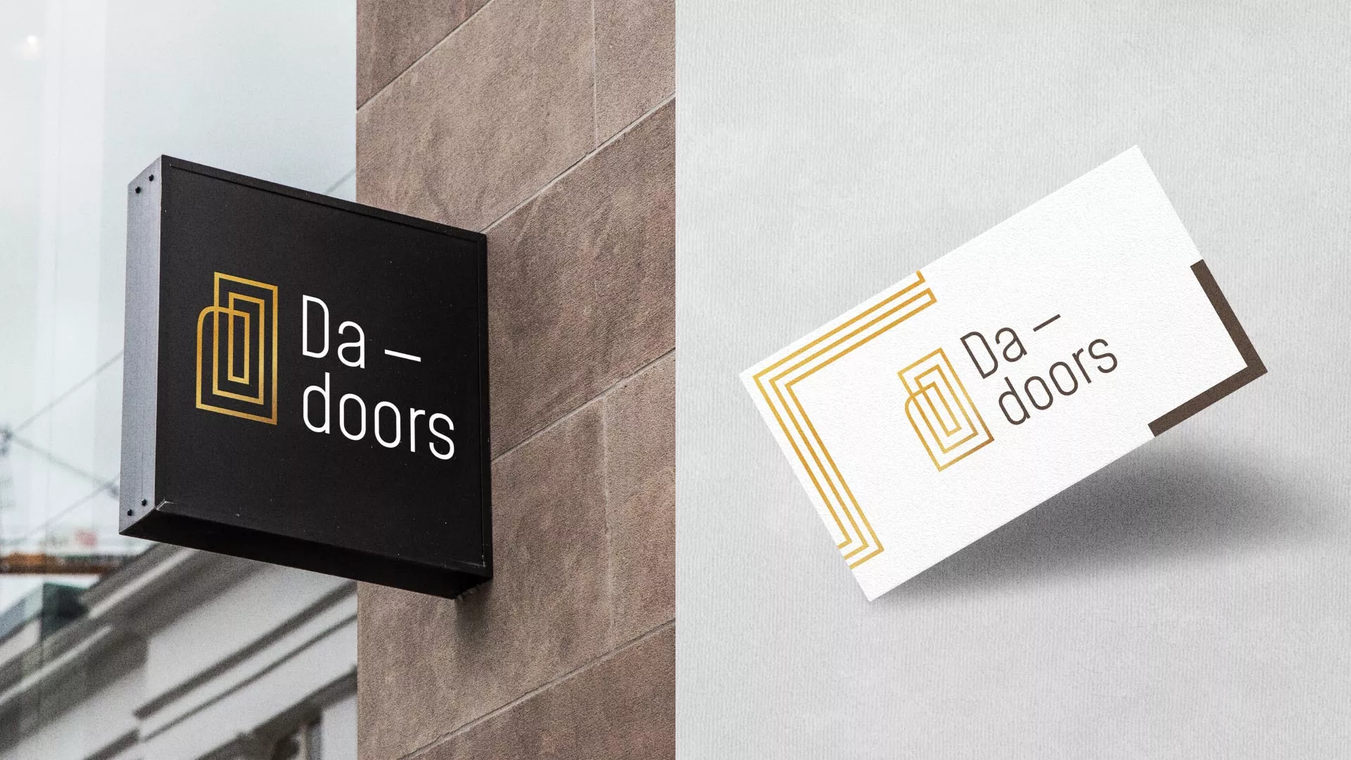 Разработка логотипа для компании «DA-DOORS» в Воркуте